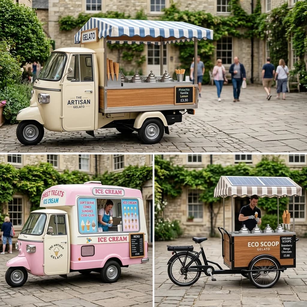 Eiswagen, Eismobil, Eis-APE oder Eisfahrrad: Welches Fahrzeug passt zu meinem Event?