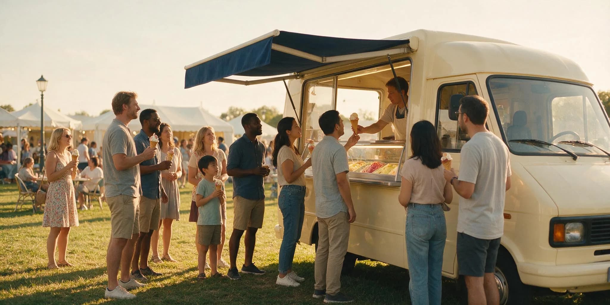Hire an ice cream van for a summer party – cool refreshment for all your guests