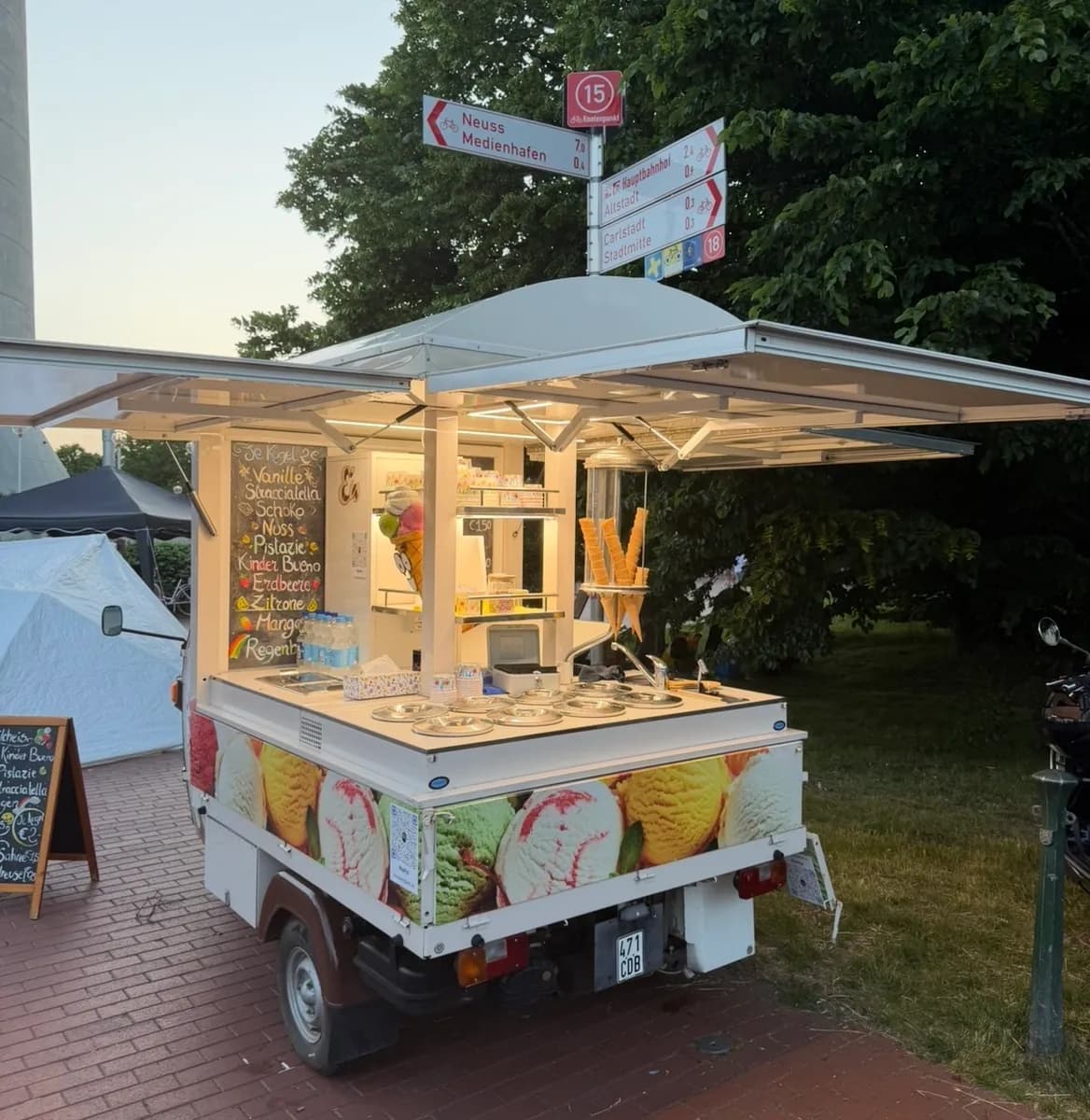Eiswagen-Anbieter Mauri‘s Eis