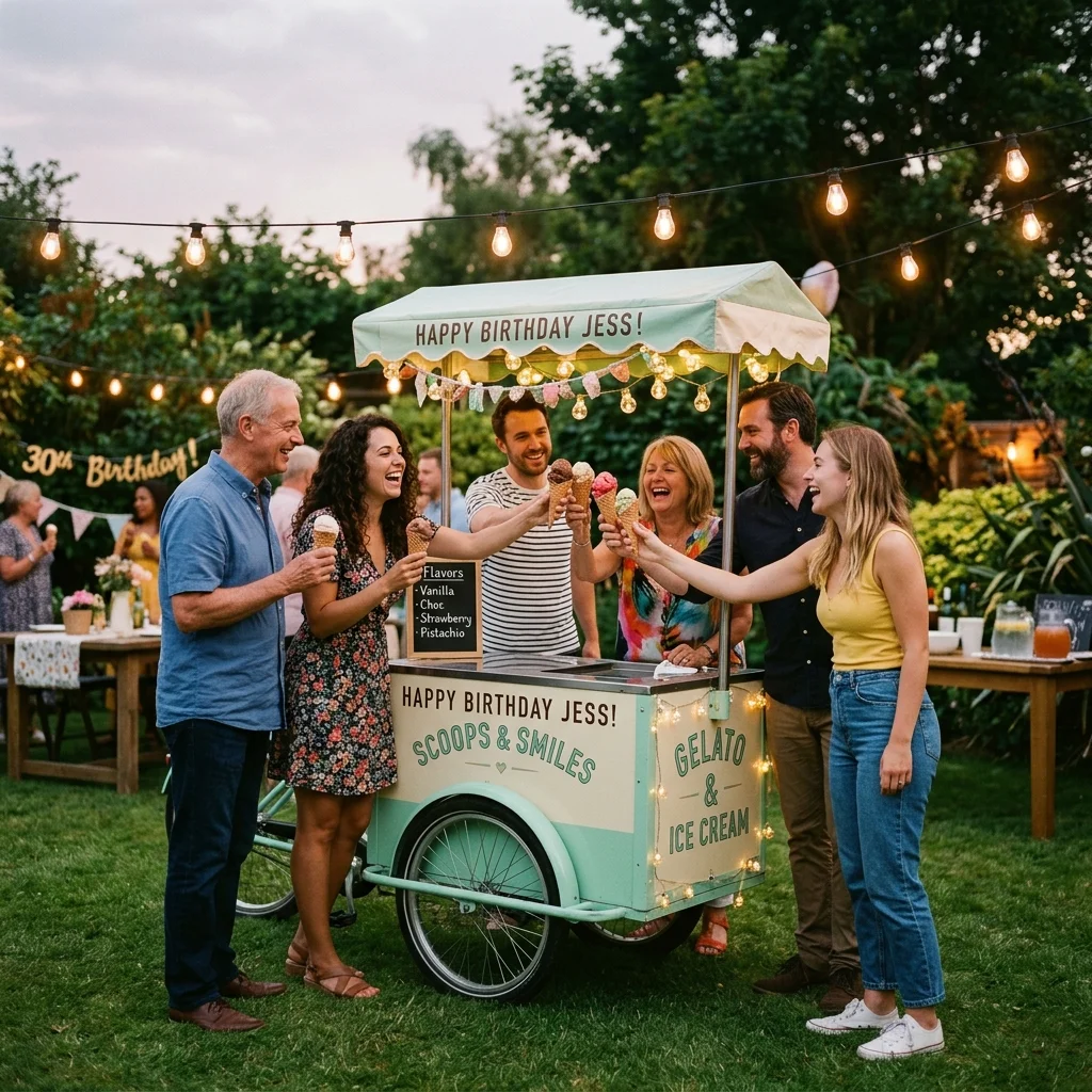 Eiswagen zum Geburtstag mieten – das coolste Highlight für deine Feier