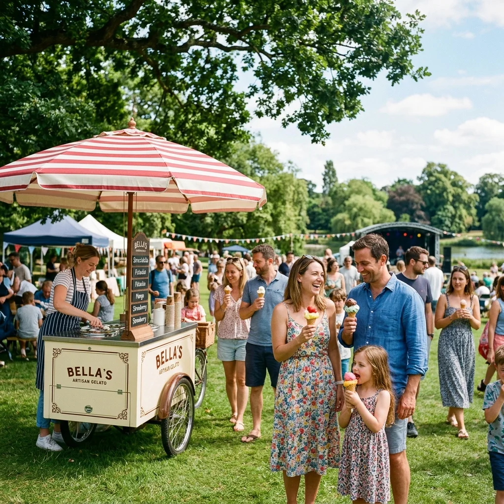 Eiswagen für Sommerfest mieten – kühle Erfrischung für alle Gäste