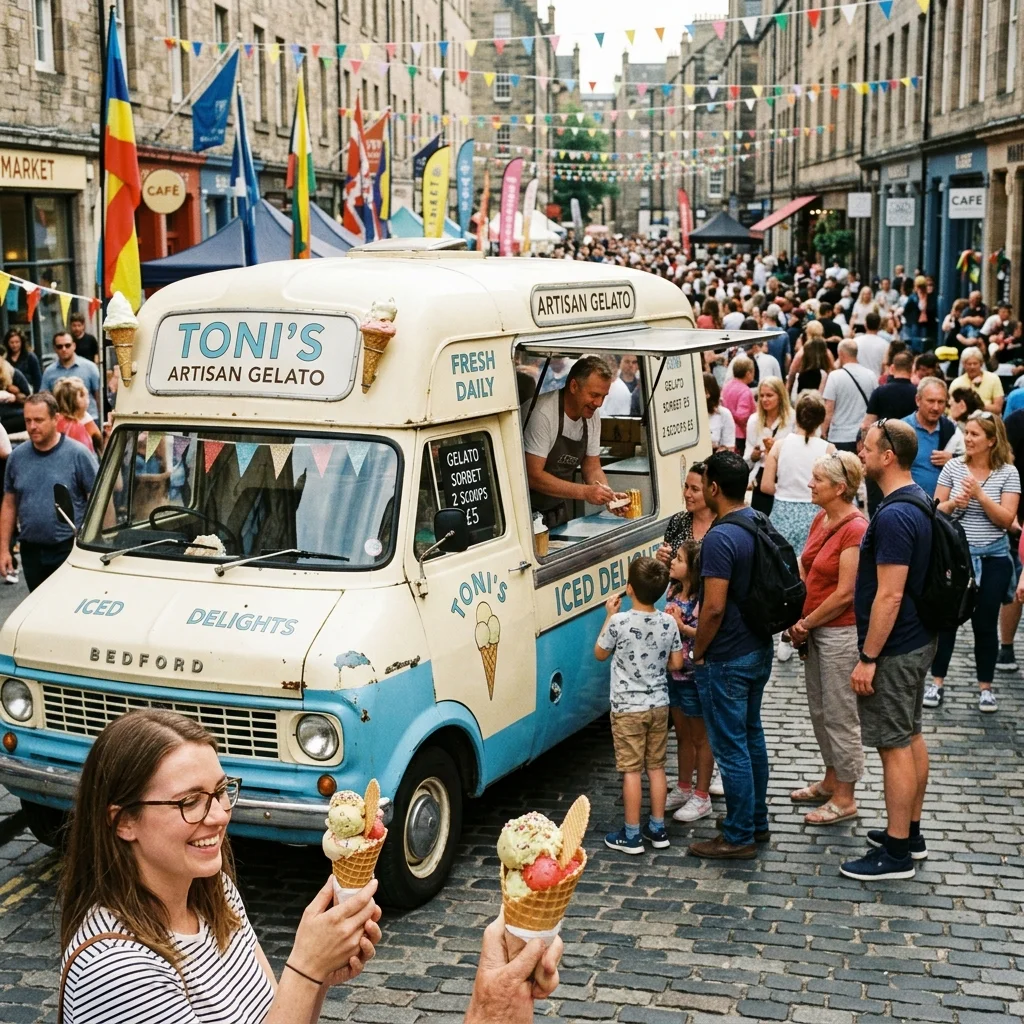 Eiswagen für Stadtfest & Open-Air-Events – Kapazität für tausende Besucher